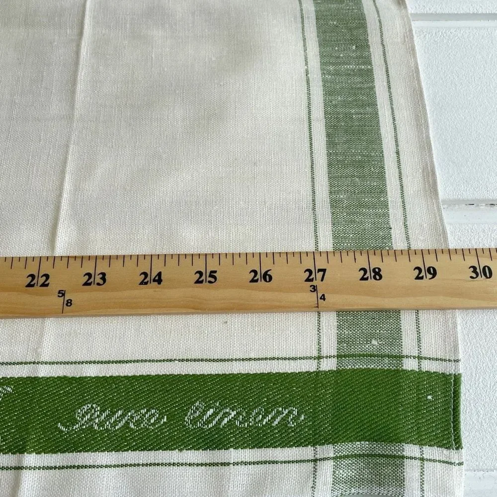 B Altman & Co Vintage 4 Piece Tea Towel Set Pure Linen 29.5